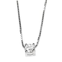 Collana Chimento Donna Solitari Arte in Oro bianco Diamante 0.25 Ct 1G230252G5450 - 1G230252G5450